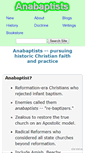 Mobile Screenshot of anabaptists.org