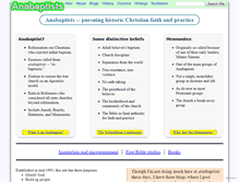 Tablet Screenshot of anabaptists.org